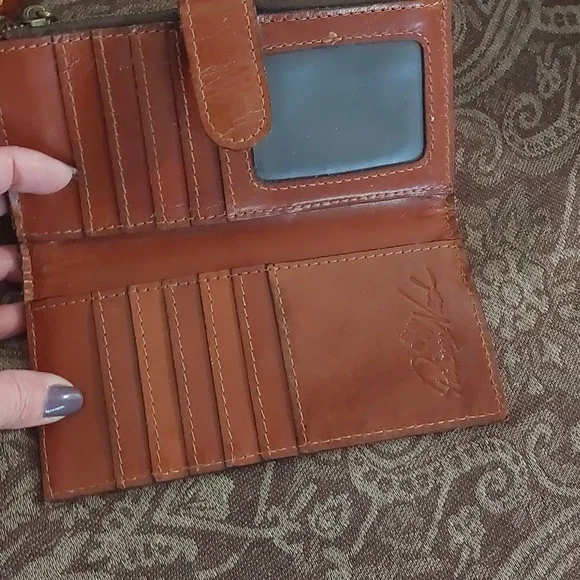 Patricia Nash Floral Bag And Matching Wallet Set - Picture 8 of 10